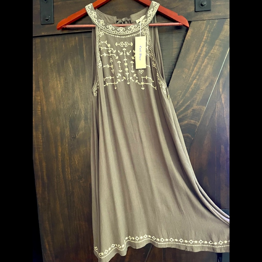 NWT Cali blue summer dress -small